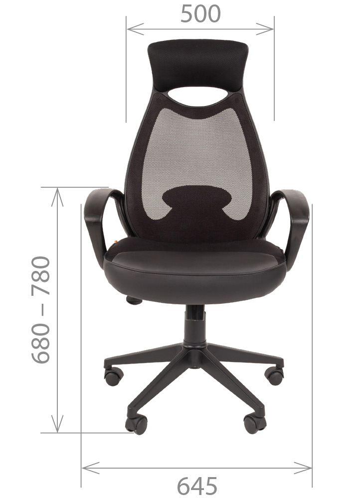 Офисное кресло Chairman 840 black