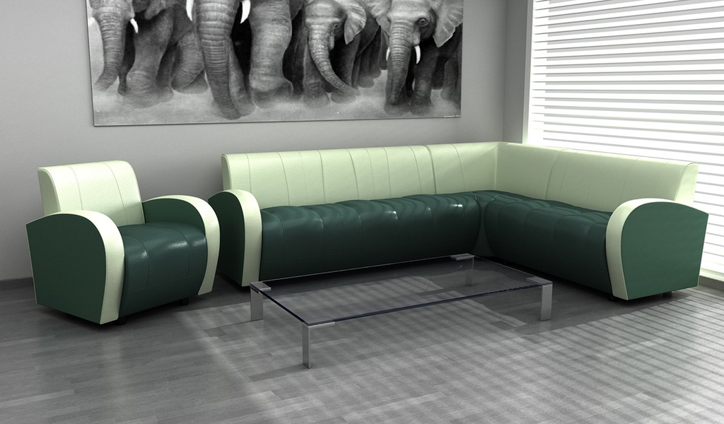 Офисный диван Альфа Люкс