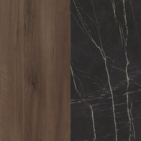 Кабинет руководителя Festus, Цветовая гамма кабинета Festus: Орех Пацифик Табак - Камень Пьетра Гриджиа черный