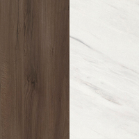 Кабинет руководителя Festus, Цветовая гамма кабинета Festus: Орех Пацифик Табак - Мрамор Леванто белый