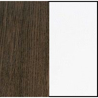 Венге/стекло белое