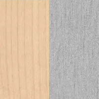 Клен/металлик