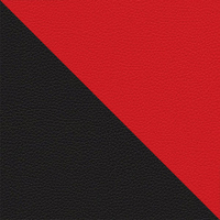 Кресло руководителя CH ДРАЙВ 22, Экокожа: Экокожа черный / Экокожа красный