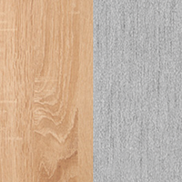 Дуб сонома светлый/металлик (ЛДСП*)