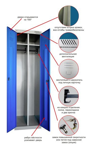 Шкафы для одежды ШРЭК-22-530