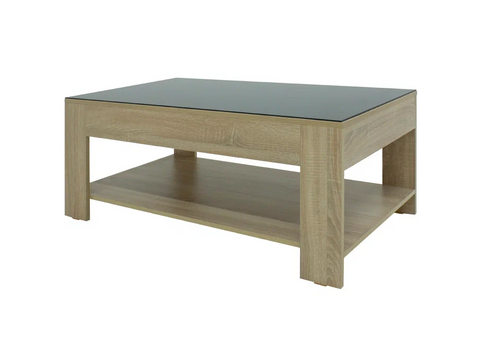 Сонома / стекло черное