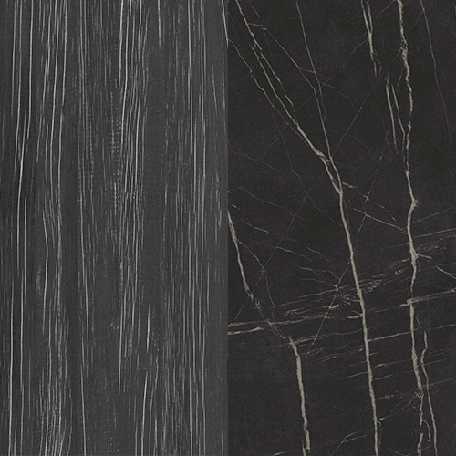 Кабинет руководителя Festus, Цветовая гамма кабинета Festus: Древесина Графит - Камень Пьетра Гриджиа черный