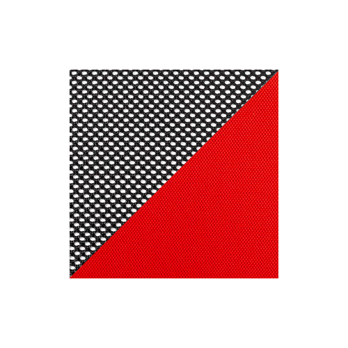 Кресло руководителя  CH 590, Акрил-полиэстер: Сетчатый акрил черный / Полиэстер красный