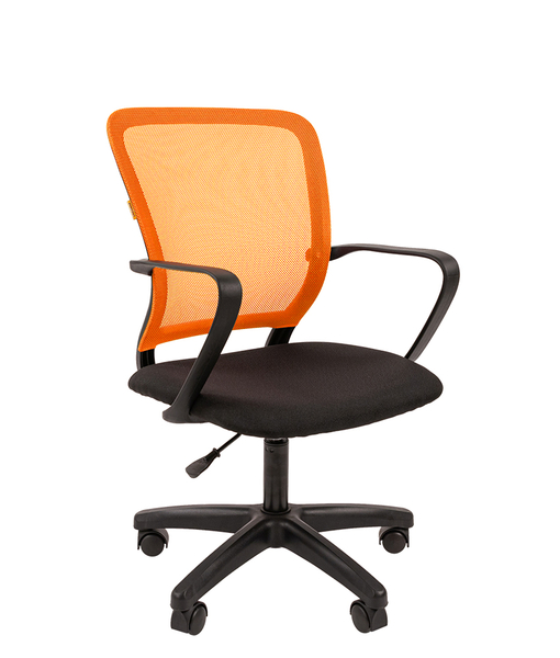 Сетчатый акрил TW-66 оранжевый / Ткань 15-21 черный