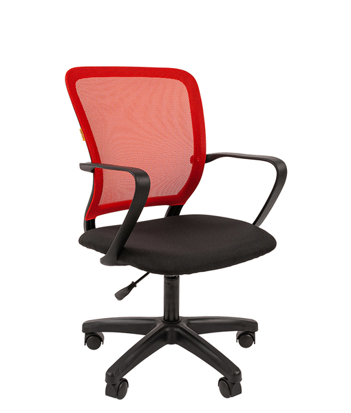 Сетчатый акрил TW-69 красный / Ткань  15-21 черный