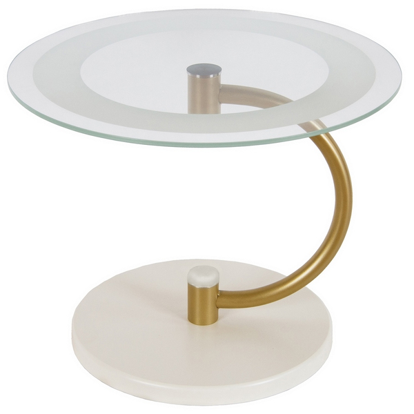 Золото, слоноая кость / стекло прозрачное