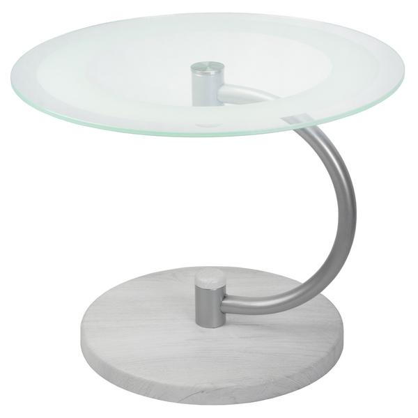 Металлик, дуб дымчатый / стекло прозрачное