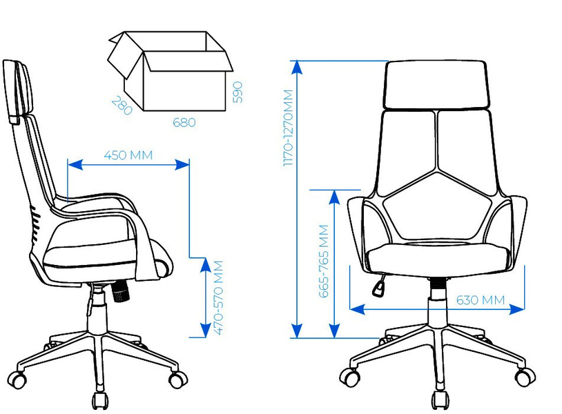 Офисное кресло AL 766
