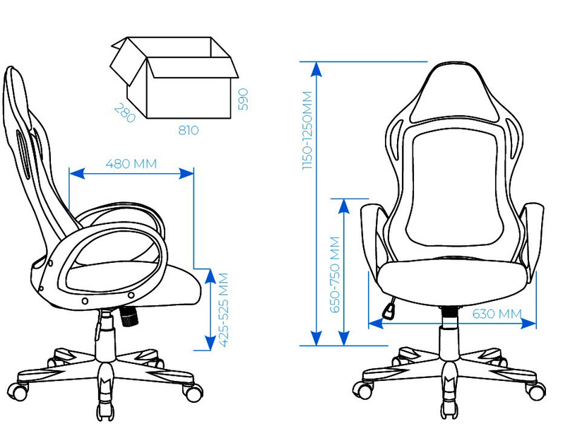 Офисное кресло AL 768