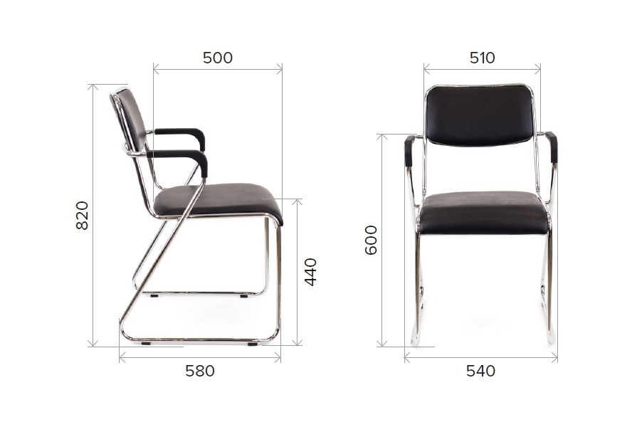 стул Fix plus chrome