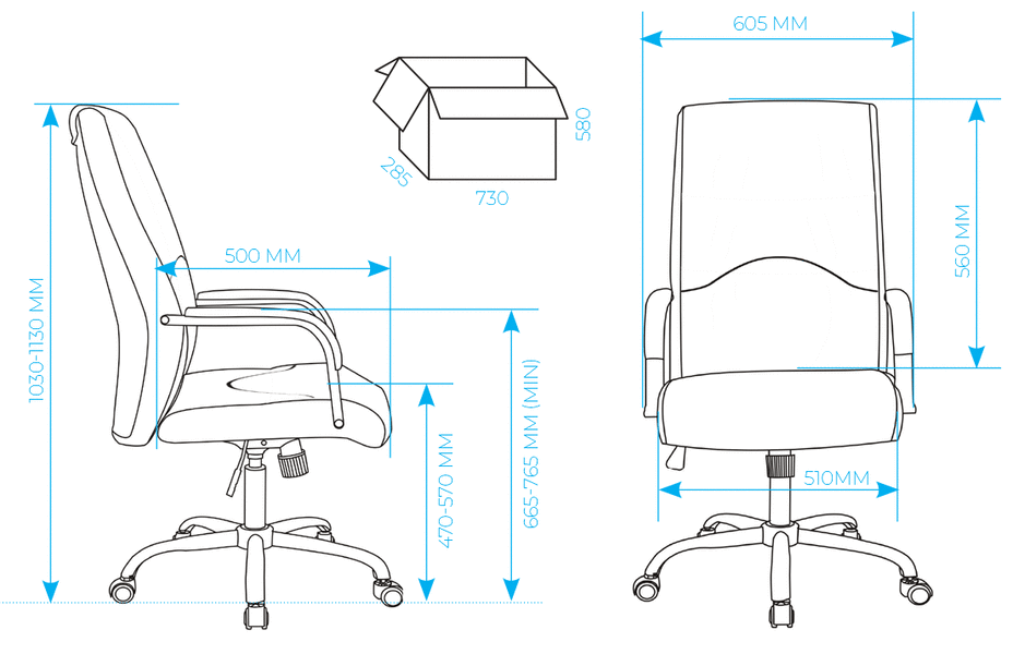 Кресло руководителя AL 755