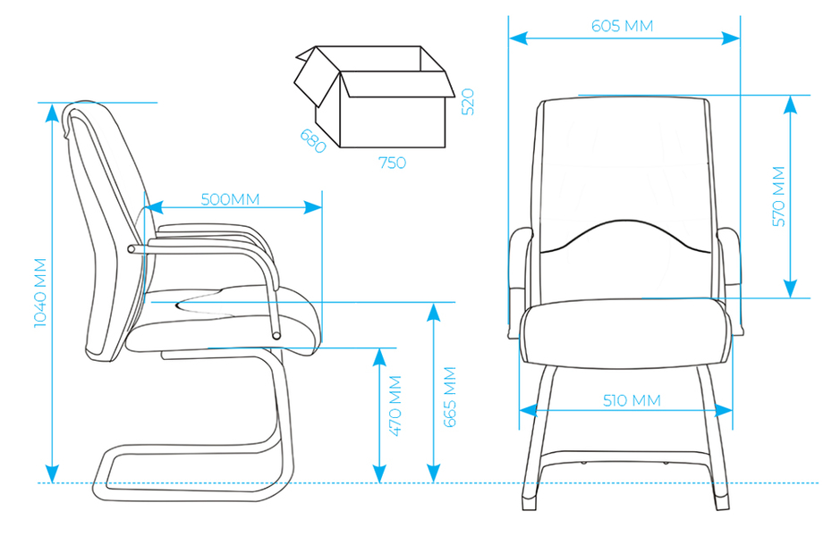 Офисный стул AL-755V